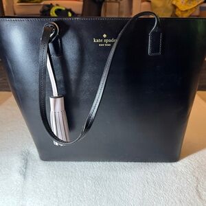 Kate Spade Black Leather Tote